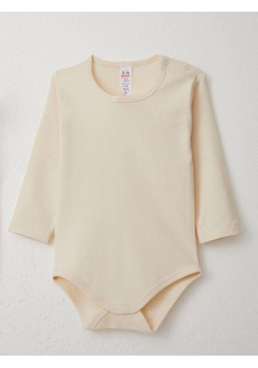 Erkek Bebek Bodyli 3 Lü Takım-15308 Bej
