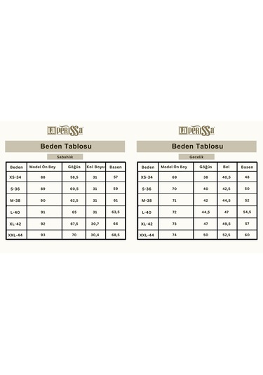 Laperissa Kadın Gri Desenli Saten Gecelik Ve Sabahlık Takımı Zarif Ve Modern 2 Li Set Gri