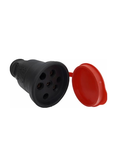 Kauçuk 380 Volt Trifaze Dişi Fiş