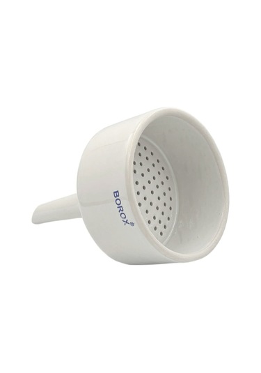 Borox Porselen Buhner Hunisi 90 MM Bühner Filtrasyon Huni