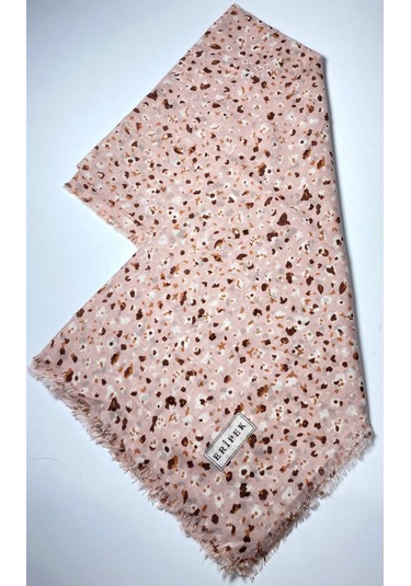 Saçaklı Pamuk Tülbent - 05504 - 95 X 95 / Somon - 02 Somon - 02