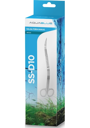 Aquablue  Ss-D10  Dalga  Form  Makas  Bitkili  Akvaryum  Taban  Budama