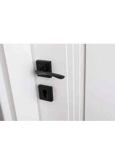 Kare Siyah Brawo Yale Kapı Kolu Ön Arka Takım