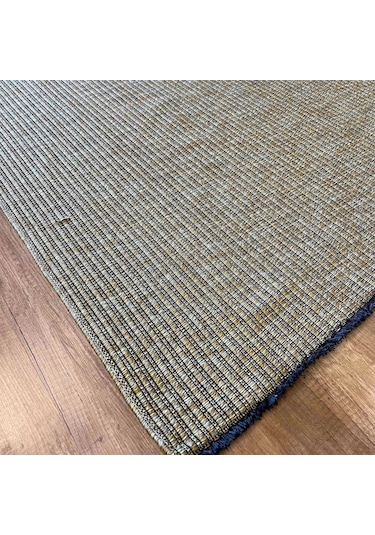 Hoom Rugs Mirel 7310 Yeşil Kaymaz Pamuklu Dekoratif Kilim