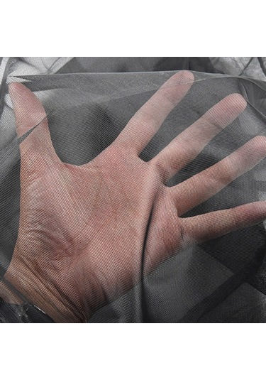 Luckstone Boyut L Seyahat Kamp Kaynağı Ipli Örgü Çamaşır Saklama Çantası Balık Ağı Kolay Katlanır Organizatör - Siyah/Yeşil