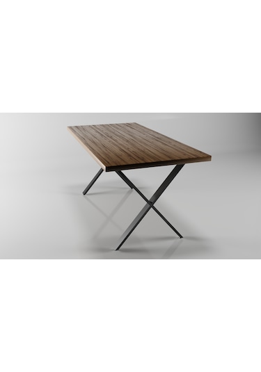 X Model Metal Ayak Seti Siyah Metal Masa Ayağı