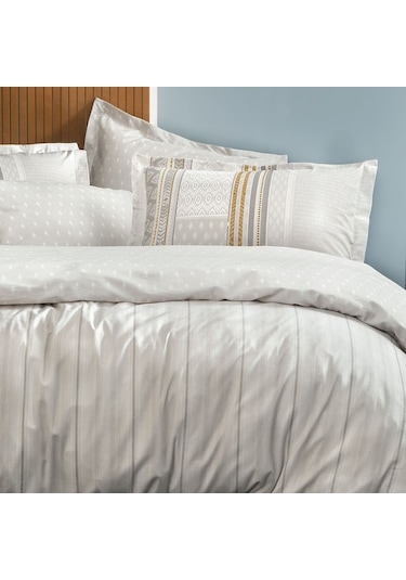 Yataş Bedding Pamena Ranforce Nevresim Takımı Gri Çift Kişilik Gri