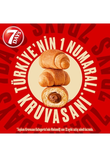 7 Days Kakao Kremalı Kruvasan 8 x 185 G