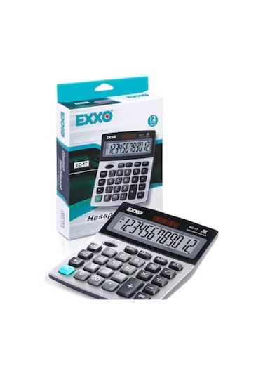 Exxo EC-17 Orta Boy 12 Hane Hesap Makinesi