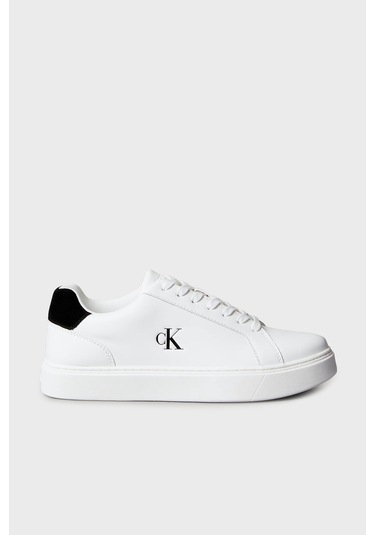 Calvin Klein Erkek Ayakkabı Ym0ym01435 01w Beyaz-siyah Beyaz-siyah