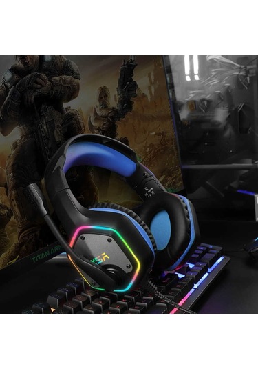 Eksa E1000 Rgb Kulak Üstü Oyuncu Kulaklık