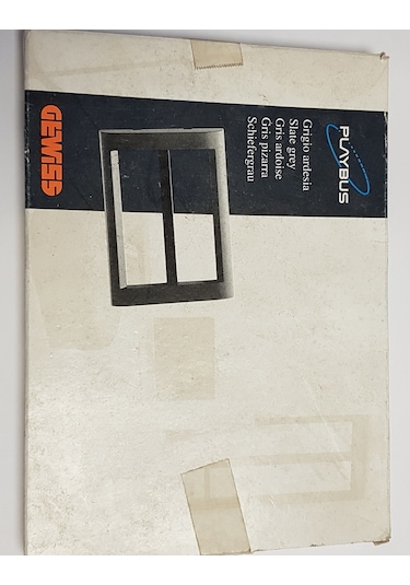 Gw 32 008 Playbus Plate 6+6 12M Çerçeve Slate Grey Plate