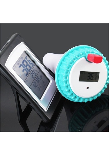 Besthome1 Kablosuz Yüzen Havuz Termometresi - Solarlı, Dijital, Uzaktan Ölç, -40 İla +60 C