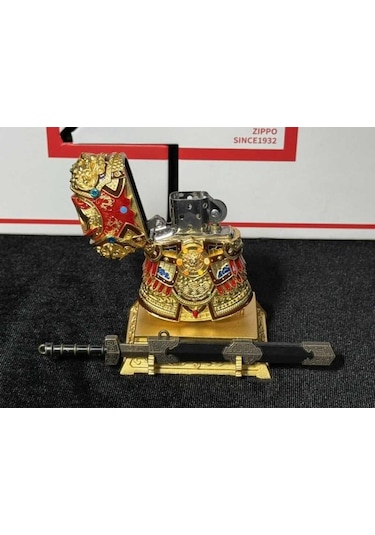 Zippo Japan Samurai Armor Special Edition - Savaşçı Ruhu Ellerinizde Led Işıklı