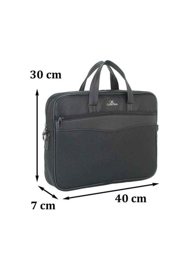 Case Club 1414-1 Evrak Çantası Omuz Askılı 15,6 Inç El Omuz Çantası Siyah