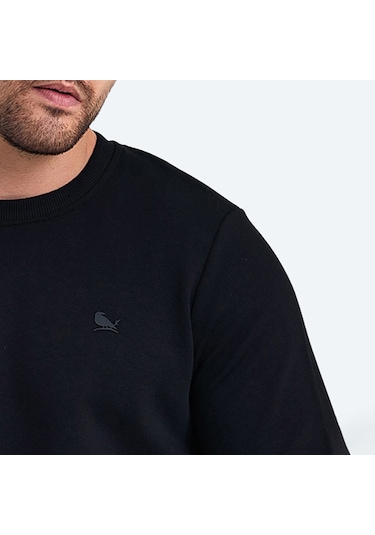 The Crow VENOM Erkek  Siyah Sweatshirt