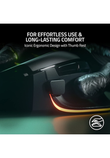 Razer Basilisk V3 RZ01-04000100-R3M1 Kablolu RGB Ergonomik Optik Oyuncu Mouse