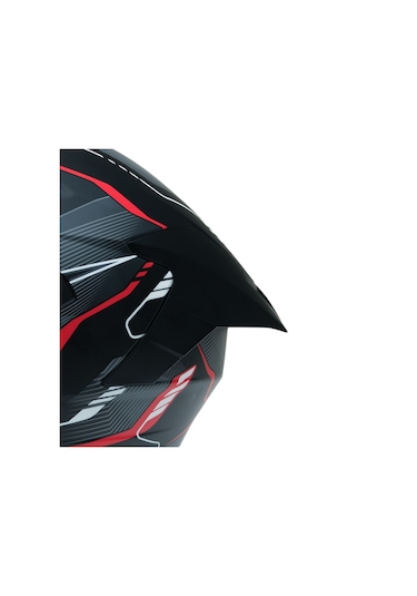 My Helmets Mks001-bgr Yarış Spoiler Güneş Vizörlü Şeffaf Full Face Motosiklet Kaskı Çok Renkli