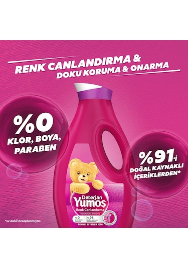 Yumoş Sıvı 1690 ML Renkli 5027