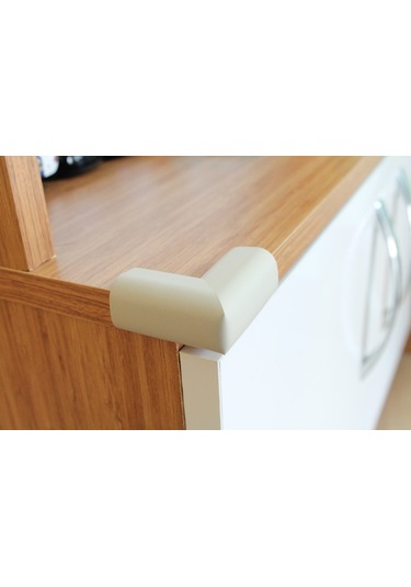 Portakal Safety Kauçuk Köşe Koruyucu-Gri (4 Adet) Çok Renkli