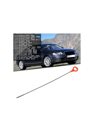 Wezone Audi A4/a6/a8 2003-2011 Yağ Seviye Ölçer - Oe 06e115611e, Abs+metal, Kontaminasyonu Engeller, Kolay Kurulum