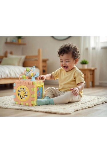 Dolu Oyuncak 2 İn 1 Eğitici Küp Ve Puzzle 5192
