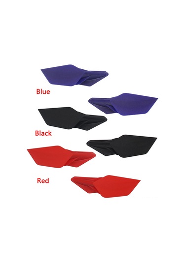 Suofeng Evrensel Motosiklet Kanatçık Seti - Abs Malzeme, 132x70x25mm, Siyah/kırmızı/mavi