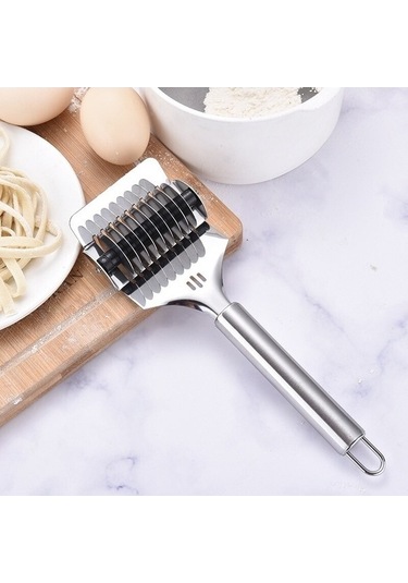 Ulzyvf Paslanmaz Çelik Erişte Kesici - Kullanışlı Mutfak Aleti Diğer