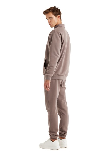 Blackspade Erkek Sweatshirt 40620 - Vizon Vizon