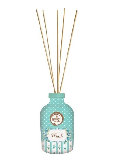 Green World Bambu Çubuklu Oda Parfümü Musk 40 ML