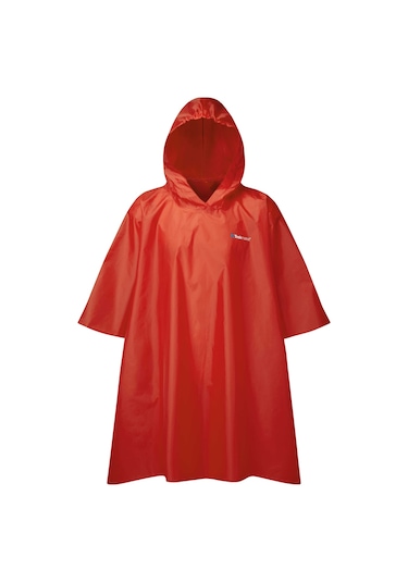 Trekmates Essential Poncho Red 001