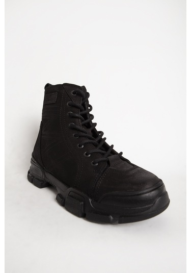 HAMMER JACK 102 21520 MBONN Gerçek Nubuk Deri Erkek Bot Siyah