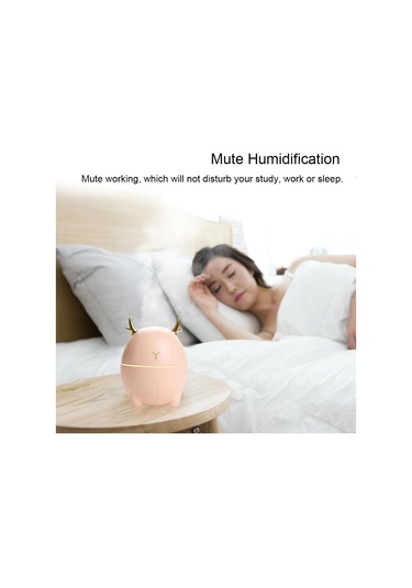 Konesam Ev, Ofis Ve Araç Kullanıma Uygun 200ml Usb Nemlendirici - Otomatik Kapatma Fonksiyonu İle Beyaz Mini Nemleyici