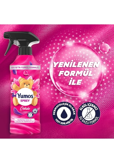 Yumoş Sprey Yıkaması Zor Eşyalar Için Orkide 450 ml