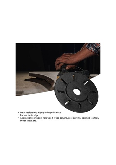 Besthome1 16mm Açımlı Tungsten Çelik Ahşap Oymacılık Diski 8 Dişli Kesme Parlatma Şekillendirme Köşe Frezi Uyumlu