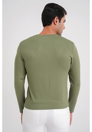 Ts 870 T-shırt Slim A.hakı Casual Haki