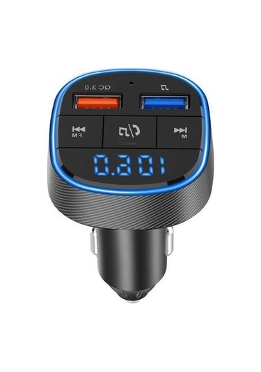 Artfulabode Verici Sones Siyah Şarj Qc3.0 Mp3 Hızlı Fm Çalar Bluetooth Araba Araba Dl