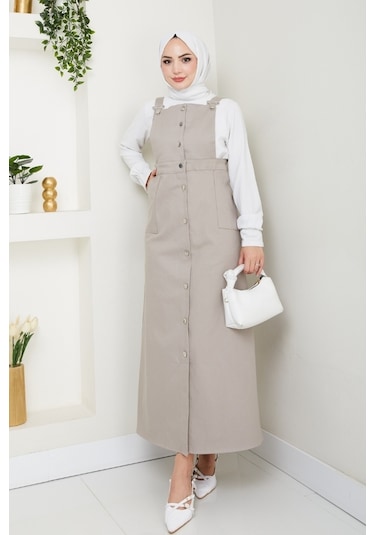 Boydan Düğmeli Gabardin Jile 1552 - Taş Taş