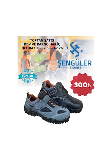Dynamik Süet Çelik Burun İş Güvenliği Ayakkabısı S1 Gri