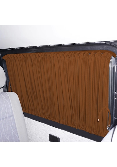 Pandami Opel Vivaro A 2001-2014 Uyumlu Taba Raylı Oto Perde Takımı