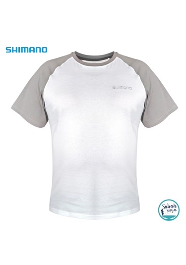 Shimano T-shirt Kısa Kollu White Beyaz - Gri