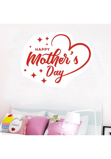 Anneler Günü Duvar Çıkartmaları Siyah 2 2 Siyah 2-2 Diğer