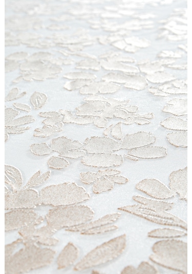 Pannello Tül Perde Beyaz Kahve 140x295 Kahverengi