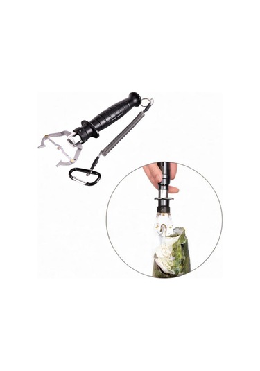 Dolıty Balık Tutucu Klipsi Paslanmaz Çelik Balıkçılık Siyah