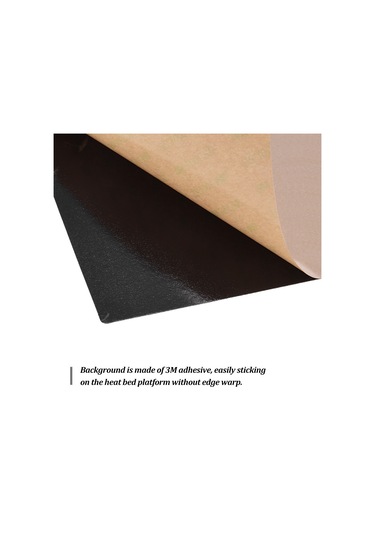 3d Yazıcı Platform Sticker Ender 3 235 Mm 235 Mm Siyah