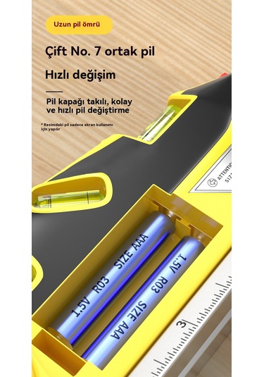 Jian Fan Lazer Seviyesiok Fonksiyonlu Kızılöt Sişerit Metre 25