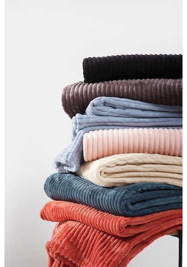 Karaca Home Joena Siyah Çift Kişilik Battaniye Siyah