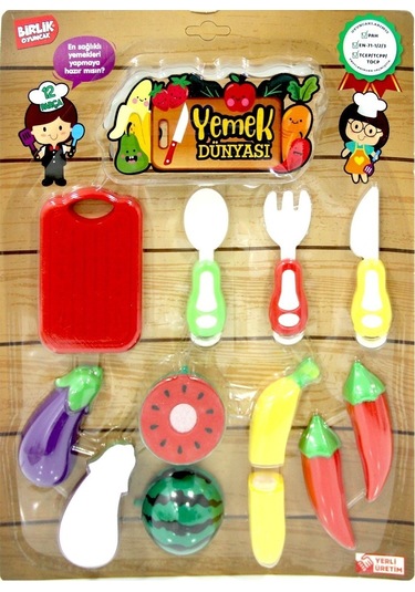Oyuncak Sebze ve Meyve Kesme Seti 12 Parça Eğitici Oyuncak