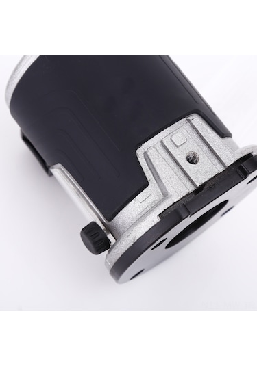 Moveevo Alüminyum Tabanlı Ahşap İşleme Testere Aksesuarı - Toz Süpürücü Bağlanabilir, Hassas Montaj, Ergonomik Tutamaklı Freze Tabanı