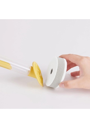 Ikea Videveckmal Deterjan Hazneli Bulaşık Süngeri Sarı 2'li